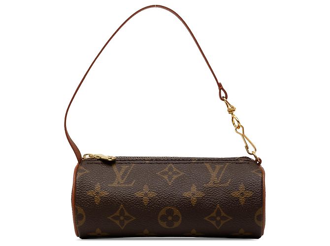 Louis Vuitton Brown Monogram Papillon Pochette Marron