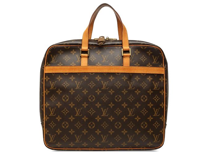 Louis Vuitton Brown Monogram Pegase Porte Documents Marrom