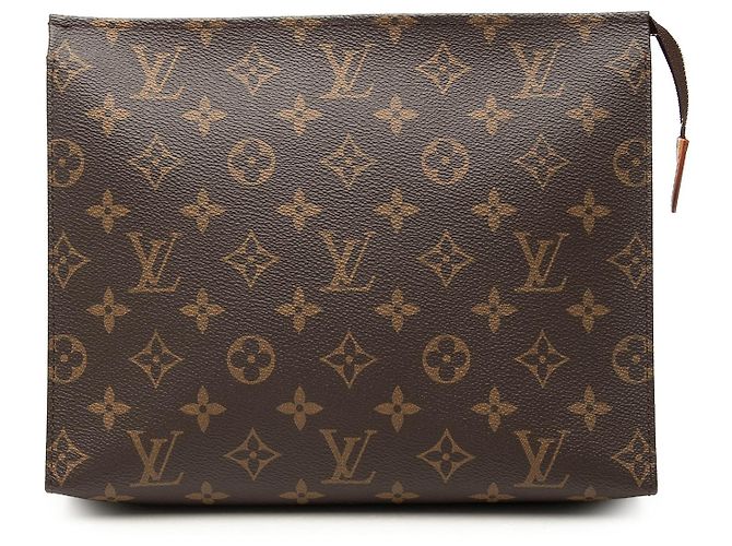 Necessaire Louis Vuitton Brown Monogram 26 Marrom