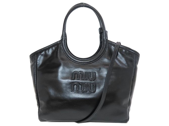Sac cabas 2-Way Miu Miu Ivy Noir