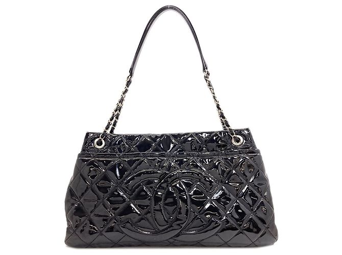 Sac cabas Chanel Matelassé Coco Mark Chain Noir