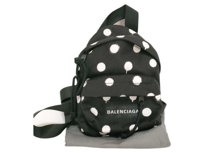 Everyday Borsa a tracolla Balenciaga Explorer Nero Bianco