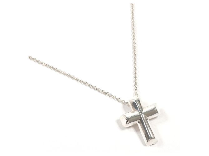 Tiffany & Co Collana Tiffany Tenderness Heart Cross Argento