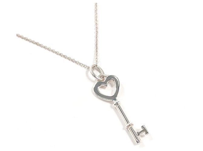 Tiffany & Co Collar Llave Corazón Tiffany Plata