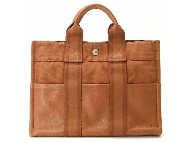 Hermès Bolsa Fourre-Tout PM Hermes Marrom