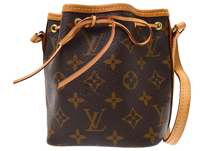 Louis Vuitton Noe Monogram Canvas Nano Marrom