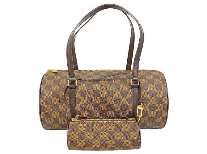 Bolsa de mão Louis Vuitton Damier Papillon 30 Damier ebene