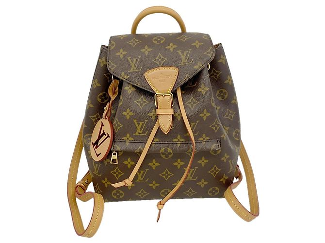 Louis Vuitton Monogram Montsouris NMPM Rucksack Braun
