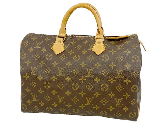 Bolsa Louis Vuitton Monogram Speedy 35 Marrom