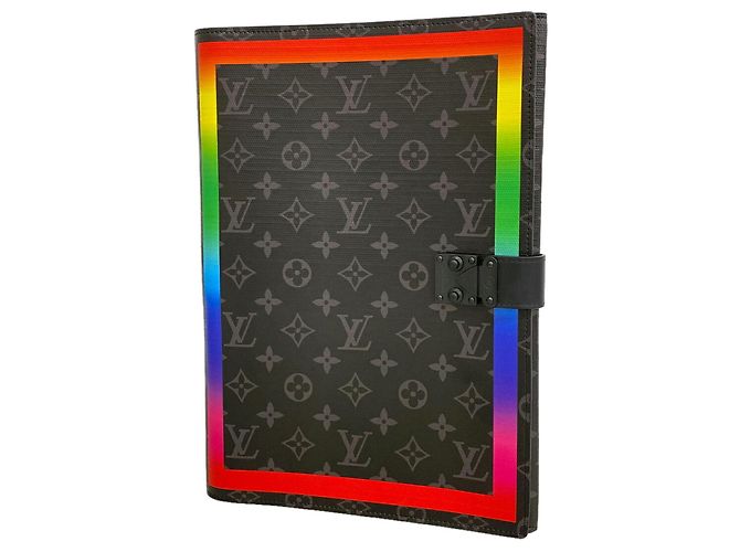 Borsa a pochette Louis Vuitton Monogram Eclipse Nero