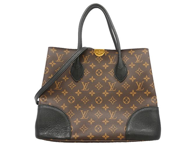 Borsa Louis Vuitton Monogram Flandrin Marrone Nero