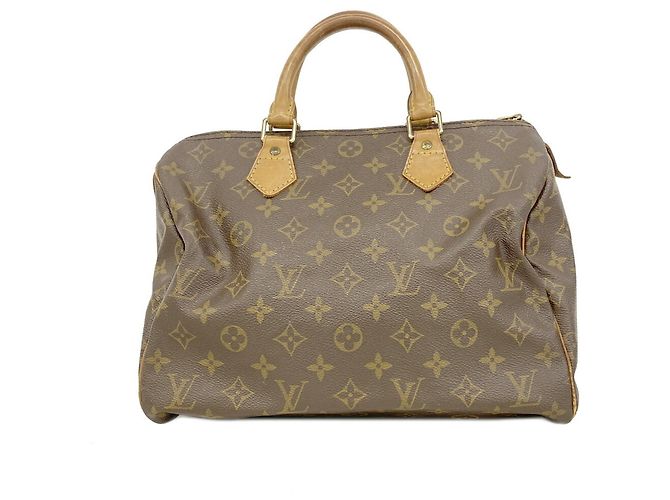 Borsa Louis Vuitton Monogram Speedy 30 Marrone