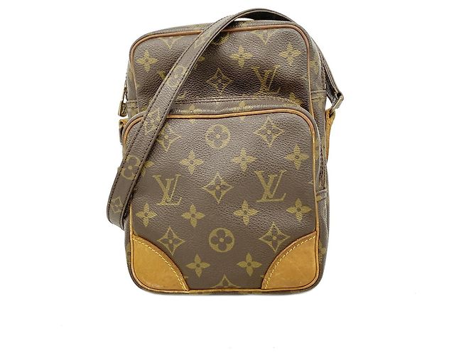 Borsa a tracolla Louis Vuitton Monogram Amazon Marrone