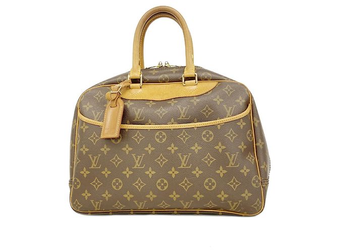Borsa Louis Vuitton Monogram Deauville Marrone