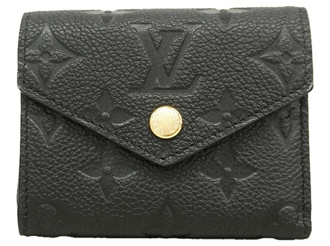 Louis Vuitton Tri-fold Wallet in Noir Black