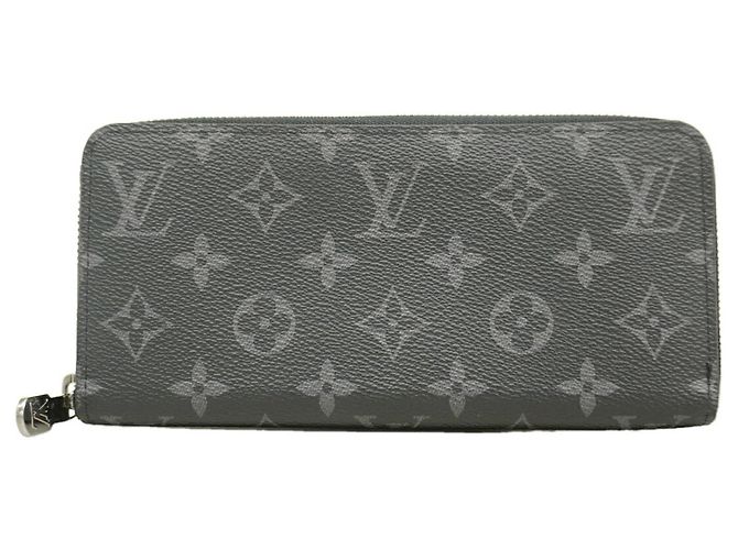 Louis Vuitton Monogram Eclipse Zippy Wallet Black
