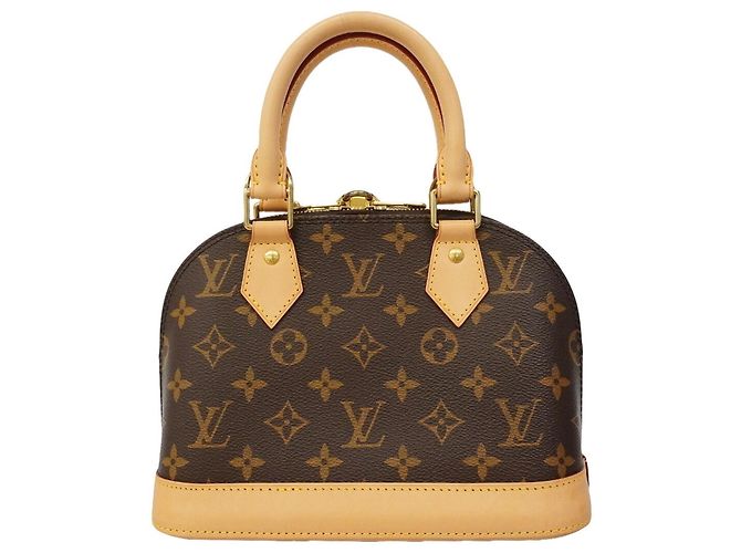 Louis Vuitton Alma BB Monogram Handtasche Braun