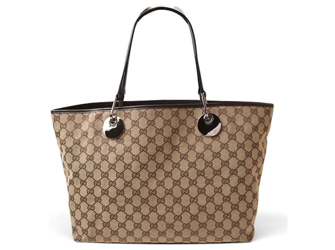 Borsa Tote Gucci GG Canvas Marrone Beige