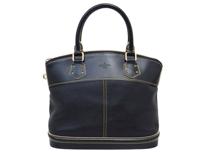 BOLSO DE MANO LOUIS VUITTON LOCKIT PM M91888 CUERO SUHALI NEGRO