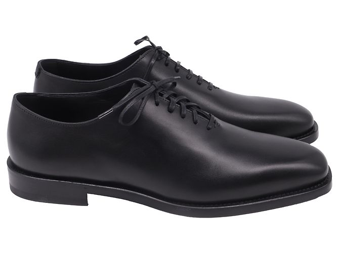 Scarpe Oxford con lacci Salvatore Ferragamo in pelle nera Nero