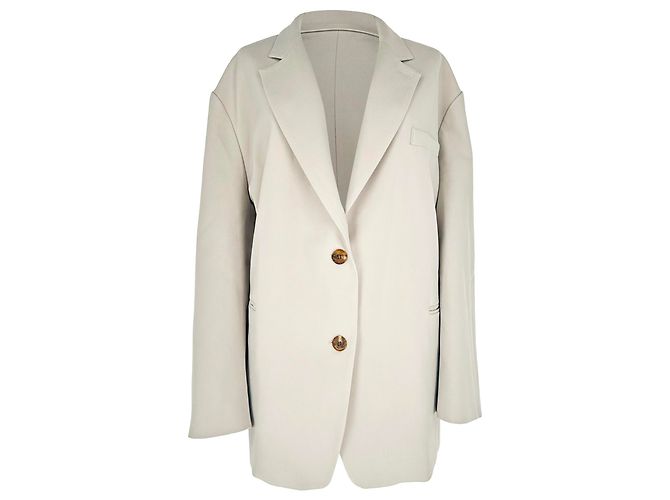 Autre Marque The Frankie Shop Oversized Blazer in Nude Polyester Braun Fleisch