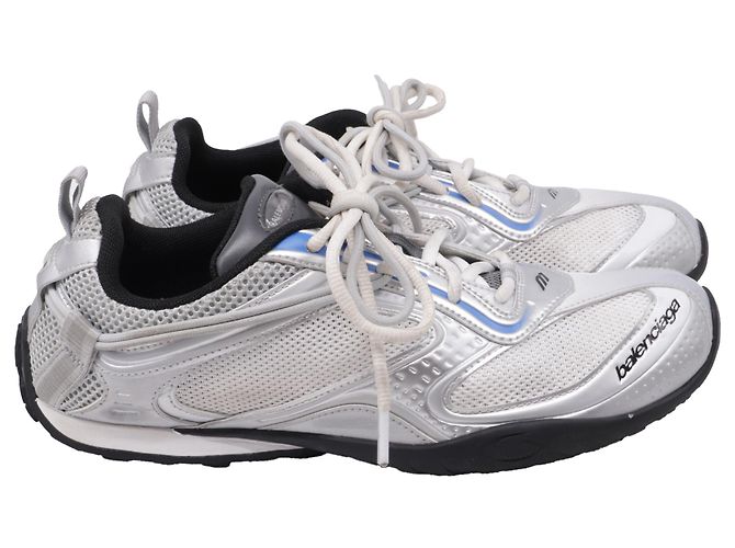 Everyday Baskets Balenciaga Radar Gradient Lines en polyester argenté