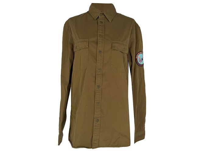 Giacca Utility Zadig & Voltaire in cotone verde oliva
