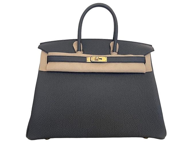Hermès Birkin 35 Cuir Togo Gris