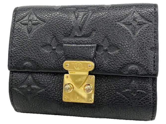Louis Vuitton Tri-fold Wallet in Noir Black