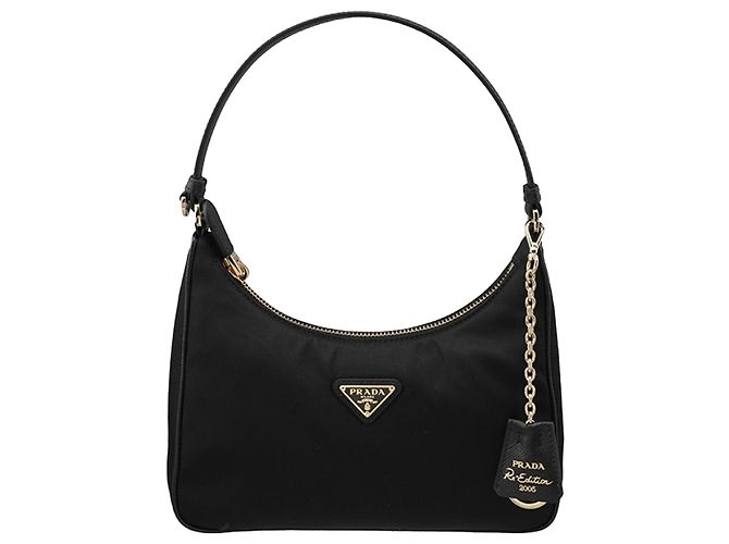 Prada Bolsa Mini Re-Edition Re-Nylon Preta Preto