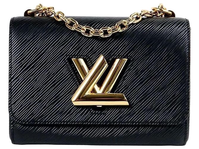 Louis Vuitton Borsa a tracolla Epi Twist Chain PM Nero