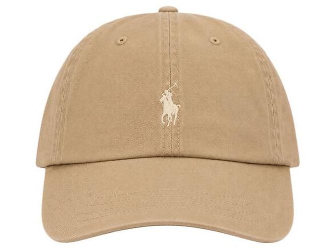 Ralph Lauren Embroidered Pony Logo Cap Camel Brown