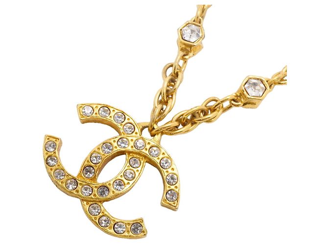Chanel vergoldete Halskette Golden