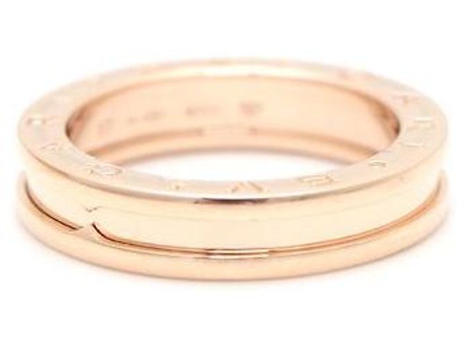 Bulgari Rose Gold Band Ring Band Ring Pink