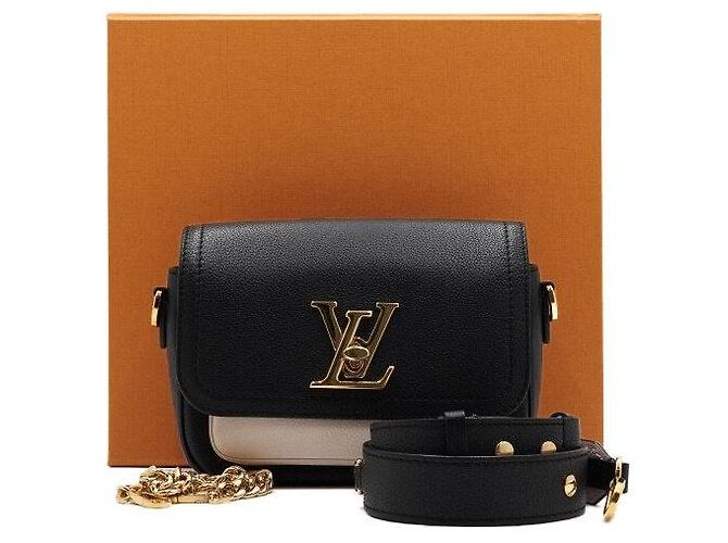 Louis Vuitton Borsa a spalla e a tracolla Lockme Tender Chain Nero