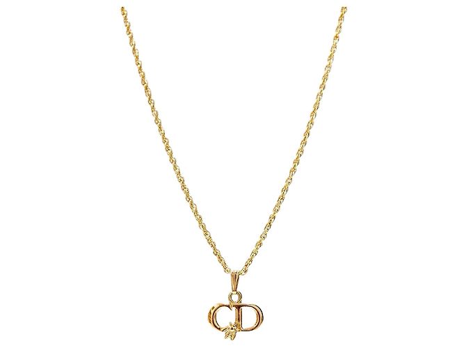 Collier Dior doré