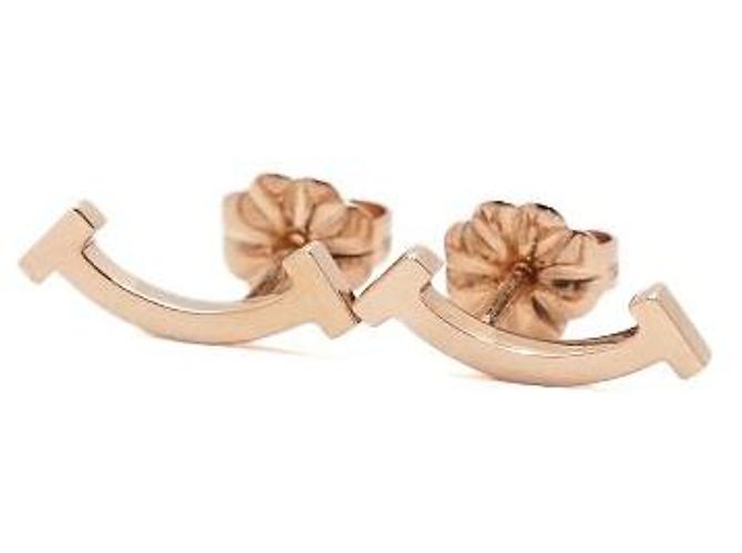 Tiffany & Co Pendientes Tiffany Smile Mini Rosa