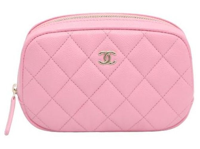 Chanel Necessaire Caviar Rosa