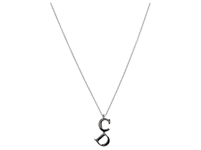 Dior Collana Vertical CD Argento