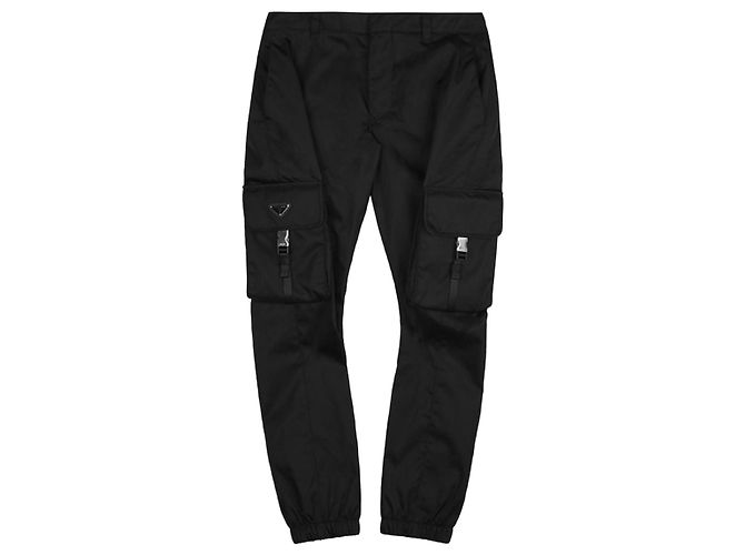 Pantaloni Prada Re-Nylon Neri Nero