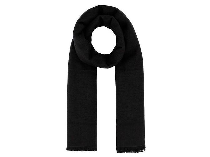 Fendi Sciarpa Sciarpa FF in Jacquard Nero