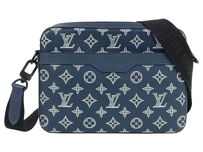 Louis Vuitton Borsa a Tracolla Shadow Trio Monogram Navy Blu