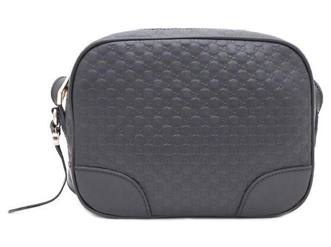 Gucci Sac Disco en cuir GG Noir