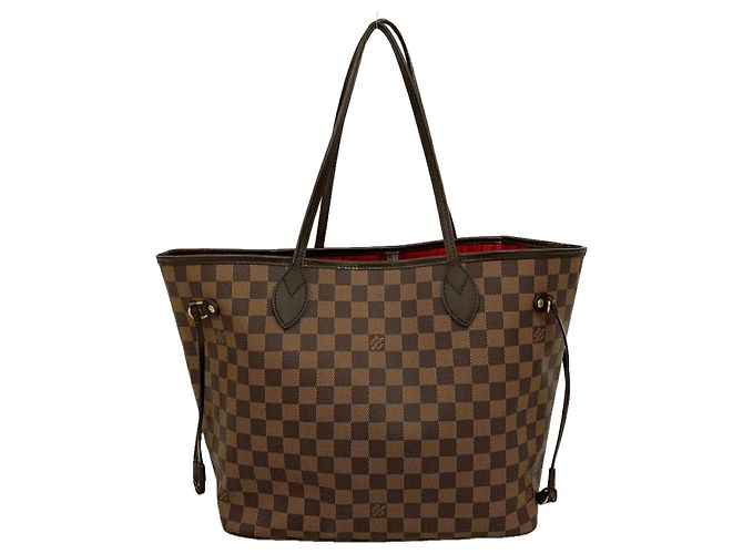 Saco Tote Louis Vuitton Damier Neverfull MM Damier ebene