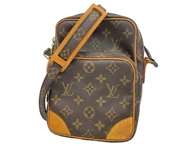 Borsa a tracolla Louis Vuitton Monogram Amazon Marrone