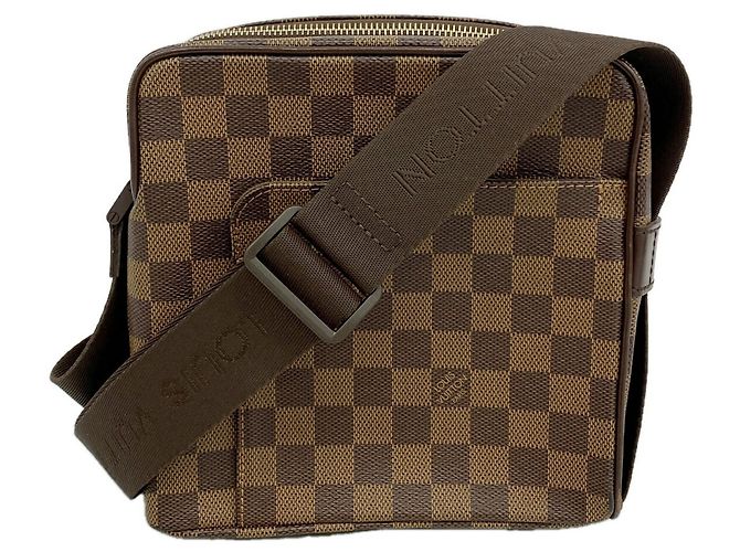 Bolsa de Ombro Louis Vuitton Damier Olaf PM Damier ebene