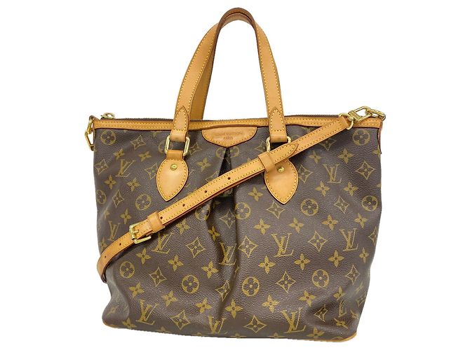 Bolsa Louis Vuitton Monogram Palermo PM Marrom