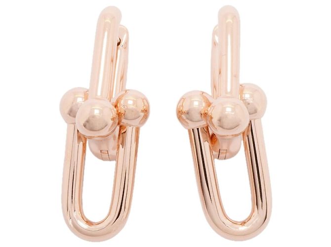 Orecchini a lobo Tiffany & Co. in oro rosa 18K