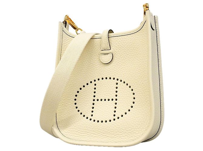 Hermès Bolsa de Ombro Hermes Evelyne TPM Cru