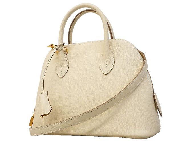 Hermès Bolsa de mão Hermes Bolide 25 Branco